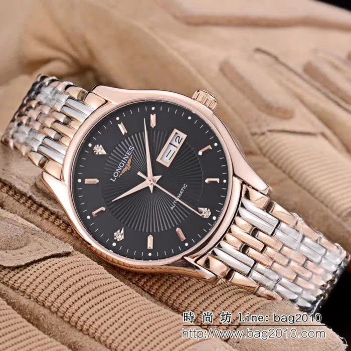 LONGINES浪琴 經典大三針 全自動機械 精品男士腕表 WSS0008